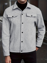 Roderick | Men's Jacket with Snap Button Front and Versatile Shape