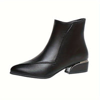 Clemency | Women's Ankle Boots with Pointed Toe and Comfortable Heel