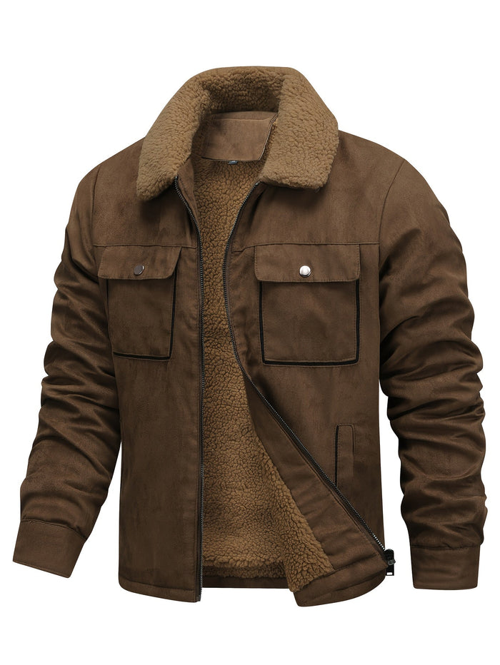Cormac | Men's Winter Jacket with Fleece Lining and Full Zip