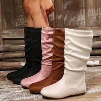 Dilys | Women's Mid Calf Boots with Soft Upper and Gentle Slouch