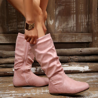 Dilys | Women's Mid Calf Boots with Soft Upper and Gentle Slouch