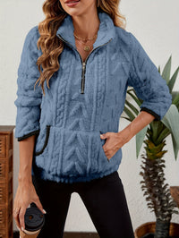 Edith | Women's Half Zip Pullover with Plush Texture and Soft Warmth