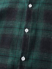 Clayton | Relaxed Checked Long-Sleeve Shirt in White