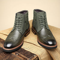 Raymond | Men's Brogue Ankle Boots with Refined Detail and Easy Fit
