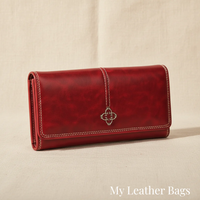 Eunice | Women's Leather Wallet with Card Slots and Slim Shape