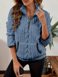 Edith | Women's Half Zip Pullover with Plush Texture and Soft Warmth