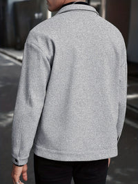 Roderick | Men's Jacket with Snap Button Front and Versatile Shape
