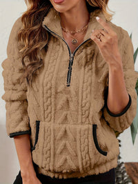 Edith | Women's Half Zip Pullover with Plush Texture and Soft Warmth