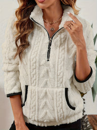 Edith | Women's Half Zip Pullover with Plush Texture and Soft Warmth