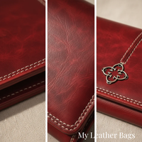 Eunice | Women's Leather Wallet with Card Slots and Slim Shape