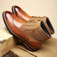 Raymond | Men's Brogue Ankle Boots with Refined Detail and Easy Fit