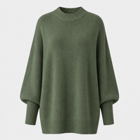 Marigold | Women's Oversized Knit Jumper with Balloon Sleeves