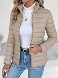 Delia | Women's Padded Jacket with Light Quilting and Clean Lines