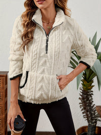 Edith | Women's Half Zip Pullover with Plush Texture and Soft Warmth