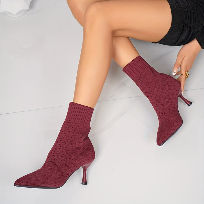 Odile | Women's Ankle Boots with Pointed Toe and Refined Heel