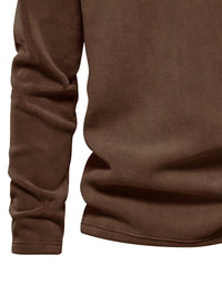 Fraser | Men's Half Zip Pullover with Stand Collar and Soft Knit