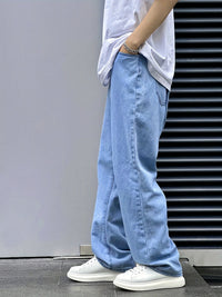 Dexter | Relaxed Wide-Leg Jeans in Light Blue