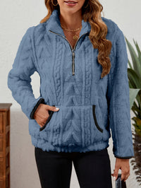 Edith | Women's Half Zip Pullover with Plush Texture and Soft Warmth