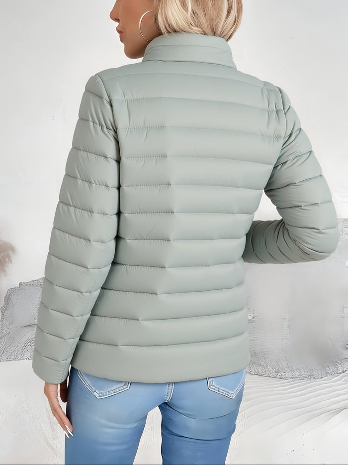 Delia | Women's Padded Jacket with Light Quilting and Clean Lines