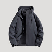 Sabine | Waterproof Hooded Outdoor Jacket in Black