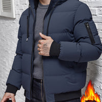 Fergus | Men's Hooded Quilted Jacket with Insulated Lining