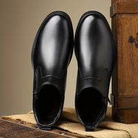 Ridley | Men's Ankle Boots with Side Zip and Refined Finish