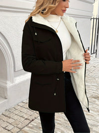 Della | Women's Hooded Jacket with Fleece Lining and Clean Finish