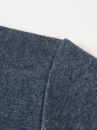 Ambrose | Half-Zip Striped Sweater in Blue