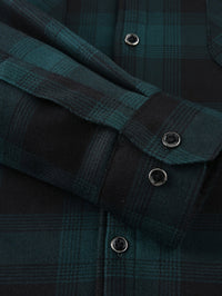 Rowan | Men's Shirt Jacket with Hood and Check Pattern
