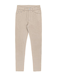 Emmeline | High-Waisted Skinny Jeans in Apricot