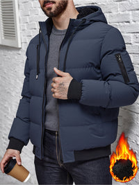 Fergus | Men's Hooded Quilted Jacket with Insulated Lining
