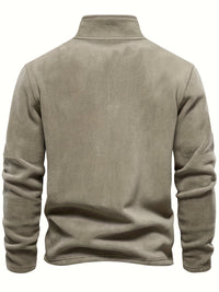 Fraser | Men's Half Zip Pullover with Stand Collar and Soft Knit