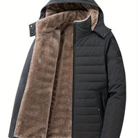 Gavin | Men's Hooded Coat with Full Inner Lining and Warm Feel