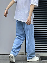 Dexter | Relaxed Wide-Leg Jeans in Light Blue