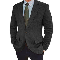Geoffrey | Men's Single Breasted Jacket with Two Button Front