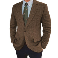 Geoffrey | Men's Single Breasted Jacket with Two Button Front