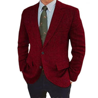 Geoffrey | Men's Single Breasted Jacket with Two Button Front