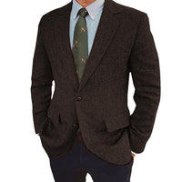 Geoffrey | Men's Single Breasted Jacket with Two Button Front