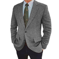 Geoffrey | Men's Single Breasted Jacket with Two Button Front