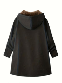 Fern | Women's Longline Hooded Jacket with Relaxed Shape and Warm Lining