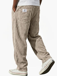Monty | Vintage-Inspired Corduroy Trousers in Grey