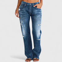 Grace | Elegant Wide-Leg Jeans in Blue