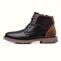 Rhys | Men's Lace Up Boots with Rugged Sole and Classic Shape