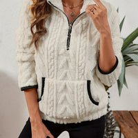 Edith | Women's Half Zip Pullover with Plush Texture and Soft Warmth