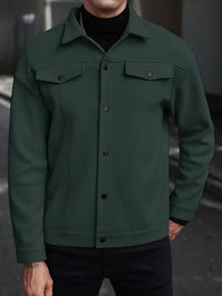 Roderick | Men's Jacket with Snap Button Front and Versatile Shape
