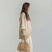 Helene | Women's Poncho with Asymmetric Drape and Soft Finish