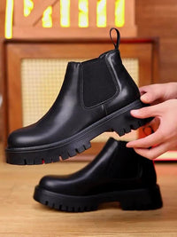 Lawson | Men's Ankle Boots with Clean Lines and Sturdy Sole