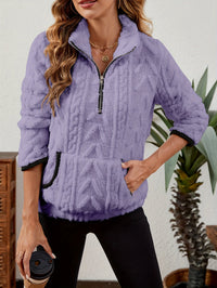 Edith | Women's Half Zip Pullover with Plush Texture and Soft Warmth