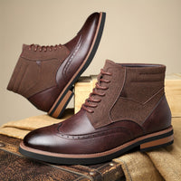 Raymond | Men's Brogue Ankle Boots with Refined Detail and Easy Fit