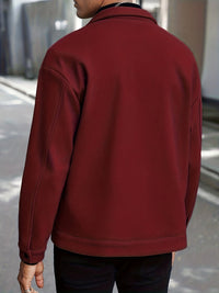 Roderick | Men's Jacket with Snap Button Front and Versatile Shape